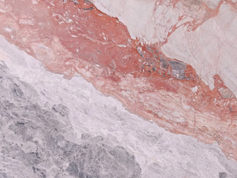 Pink natural marble