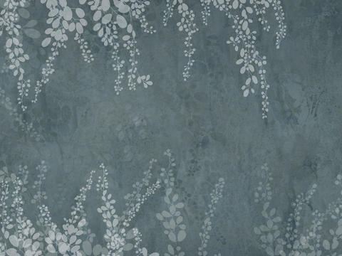 gray blue plant wallpaper