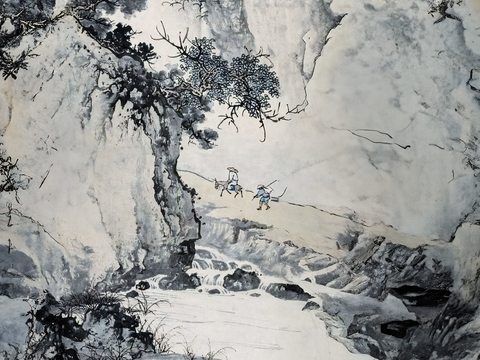 New Chinese Landscape Ink Painting