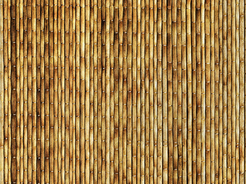 Seamless yellow rattan rattan bamboo weave