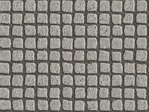 Seamless gray square parquet floor tile sidewalk road ground street square paving