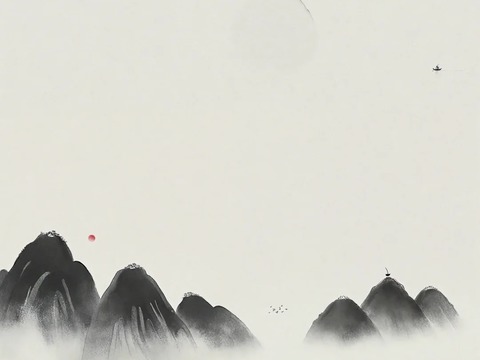 New Chinese Landscape Decorative Painting