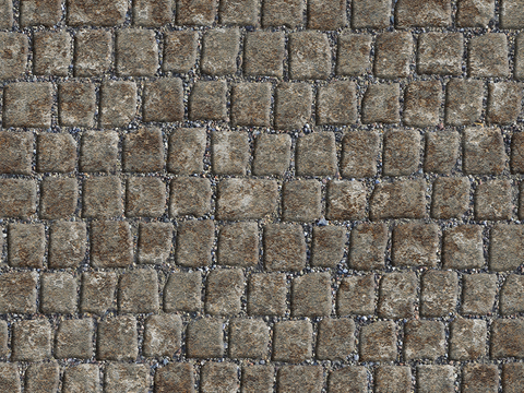 Seamless outdoor brick sidewalk road ground square brick