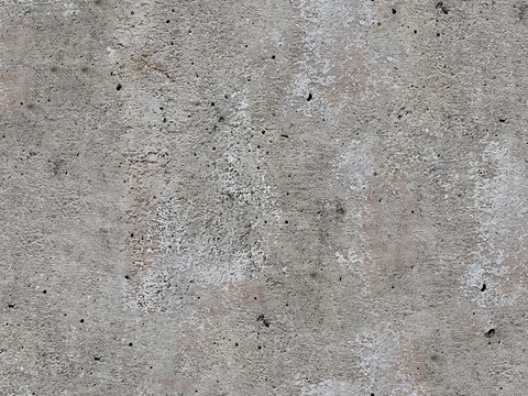 Seamless gray dirty old concrete cement wall