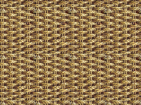 Seamless yellow rattan rattan bamboo weave