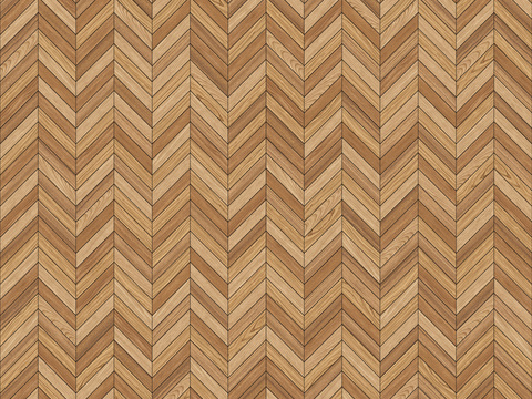 Seamless Yellow Herringbone Textured Parquet Wood Floor