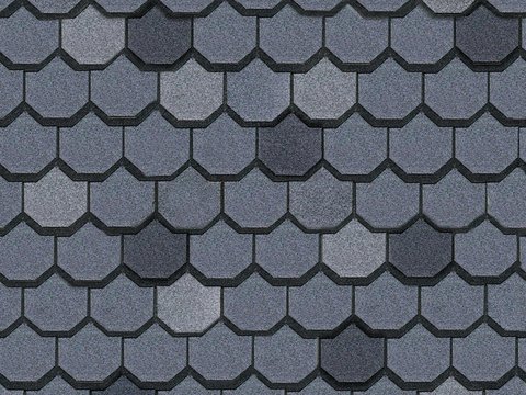 Seamless gray villa building roof asphalt tiles