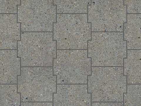 Seamless outdoor brick sidewalk road ground square brick