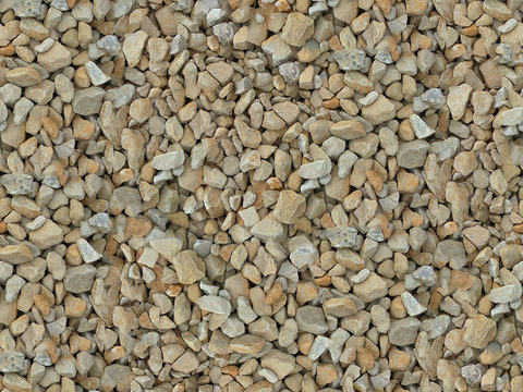 Seamless Yellow Stone Stone Gravel Goose Soft Stone Gravel Washed Stone Ground