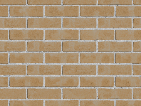 Seamless yellow brick wall outdoor wall ground