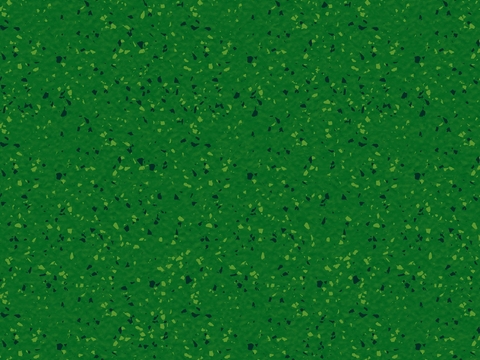 Green plastic floor