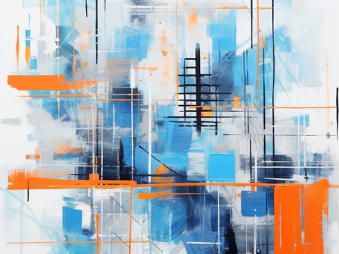 Modern Abstract Hanging Painting