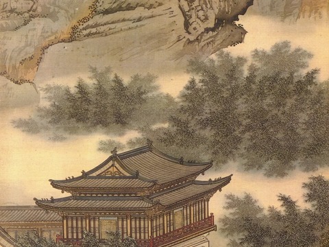 New Chinese Landscape Hanging Painting