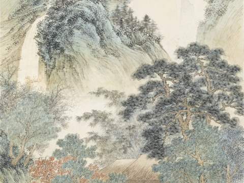 New Chinese Landscape Decorative Painting