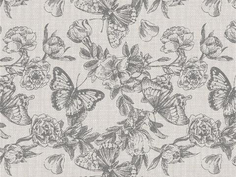 Retro pattern cloth pattern_Chinese flower and bird wallpaper_plant butterfly wallpaper_American pattern wall cloth pattern