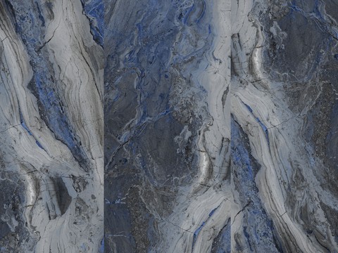 Blue and white marble