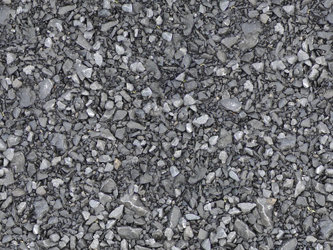 Seamless cobblestone stone gravel courtyard gravel paving