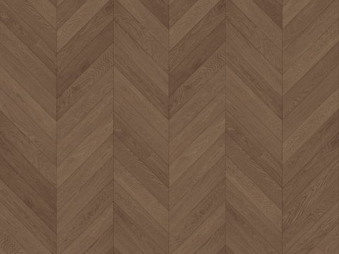 Seamless walnut fishbone wood floor