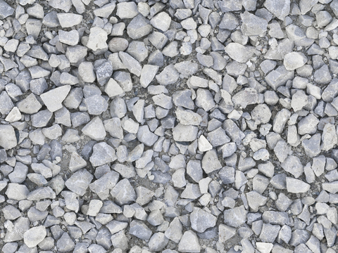 Seamless cobblestone stone gravel courtyard gravel paving