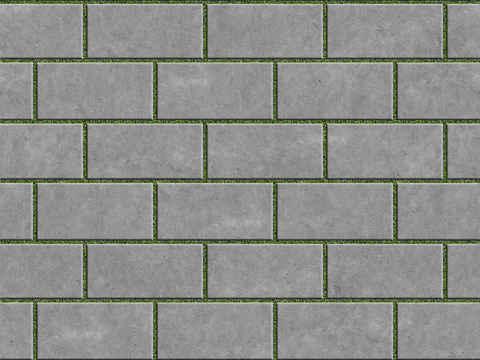 Seamless Park Permeable Brick Lawn Brick Grass Brick Parking Space Paving Paving