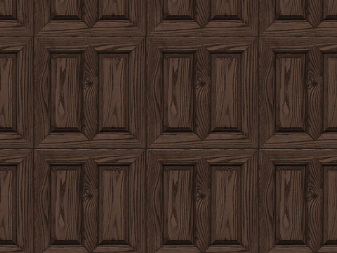 Seamless wood veneer panels