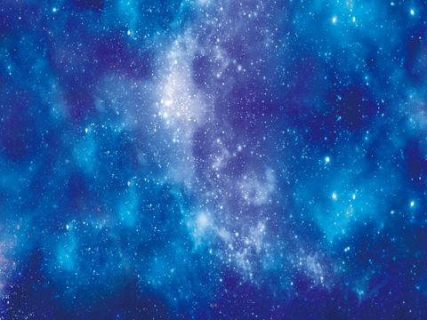 Modern blue starry sky wallpaper