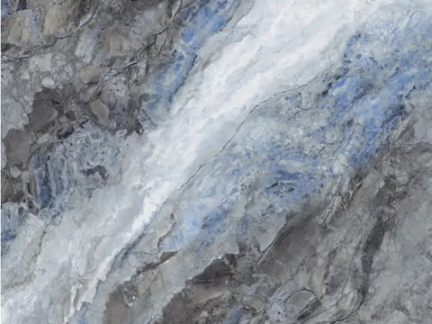 Blue Grey Marble Luxury Stone Rock Slab