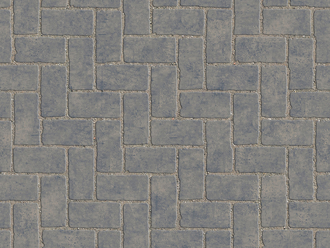 Seamless outdoor brick sidewalk road ground square brick