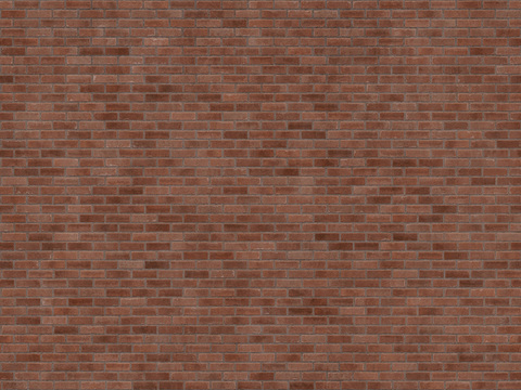 Seamless red brick wall exterior wall ground