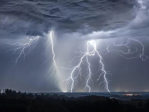 Modern clouds thunderstorm sky