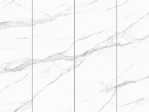 Alpine White Marble Rock Slab