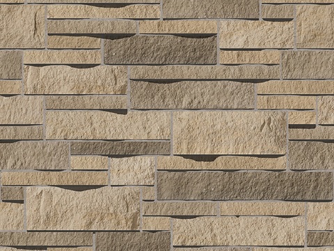 Seamless outdoor building wall exterior wall brick wall