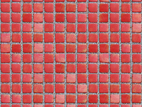 Red Tile Mosaic