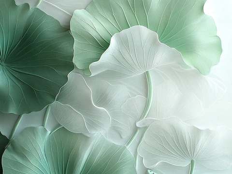 New Chinese Lotus Lotus Leaf Painting Wallpaper