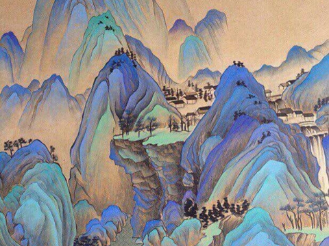 New Chinese Landscape Wallpaper