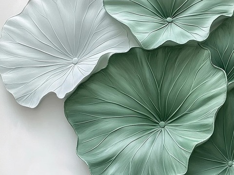 New Chinese Lotus Lotus Leaf Painting Wallpaper