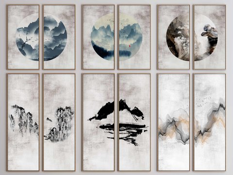 New Chinese Landscape Decorative Painting