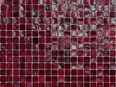 Red Glass Mosaic