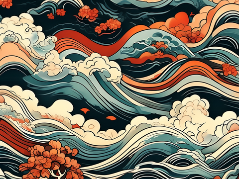 Ukiyo-e Waves