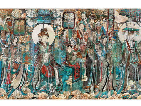 Dunhuang mural immortal