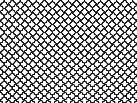 Seamless non-stingy Chinese pattern black and white concave and convex