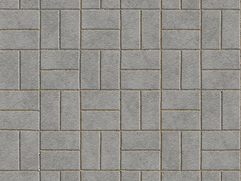 Seamless outdoor brick sidewalk road ground square brick