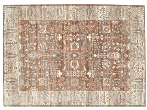 Buckle-free European classical retro distressed medieval carpet