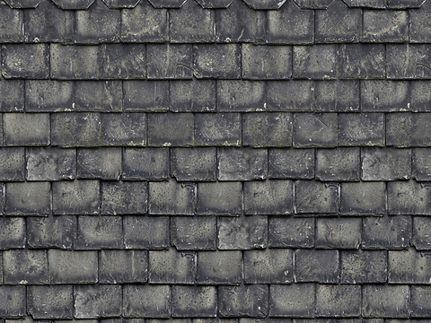 Seamless villa building roof Chinese antique slate tiles