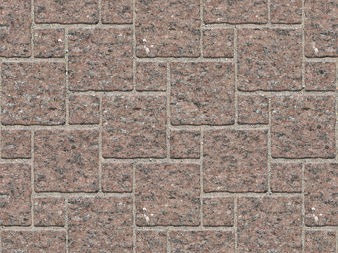 Seamless outdoor brick sidewalk road ground square brick