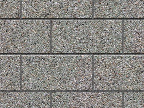 Seamless outdoor brick sidewalk road ground square brick