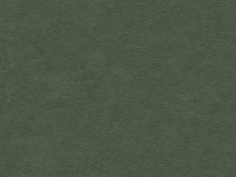 Seamless dark green textured leather