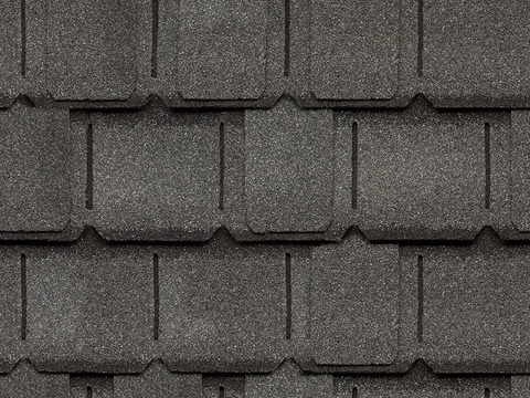 Seamless villa building roof asphalt tiles