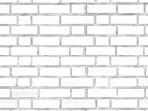 White brick wall