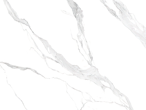 White marble rock slab